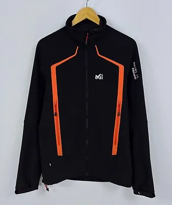 Men's MILLET ALPINE APROACH GORE WINDSTOPPER Full Zip Jacket Black Size S/M • $76.49