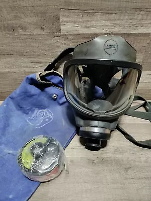 Vintage MSA 83 Full Face Adjustable Gas Mask With Bag & Filter • $49.99