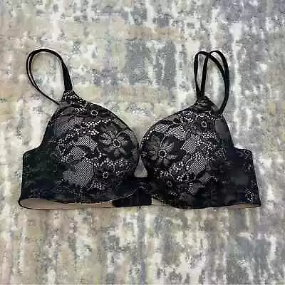 Victoria’s Secret Angels Secret Embrace Black Lace Bra 34D • $14