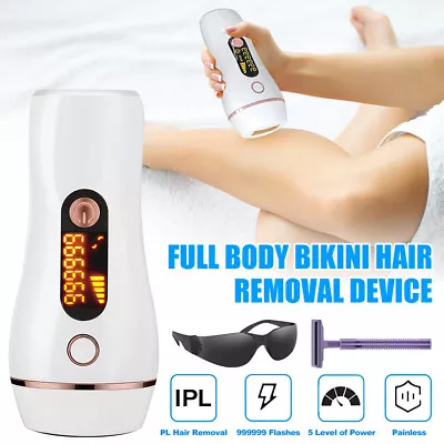 NEW Laser Hair Removal Machine IPL Permanent Painless Epilator Body Face Skin UK • £25.64