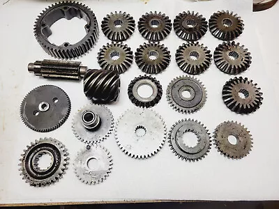 Lot Of Vintage Steel Gears 35#'s  Steampunk Engine Motor Tran Sculpture Art (21) • $39.99