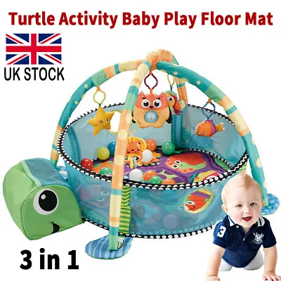 Activity Baby Gym Play Floor Mat Ball Pit Toys Infant Boy Girl Playmat Gift UK • £23.90