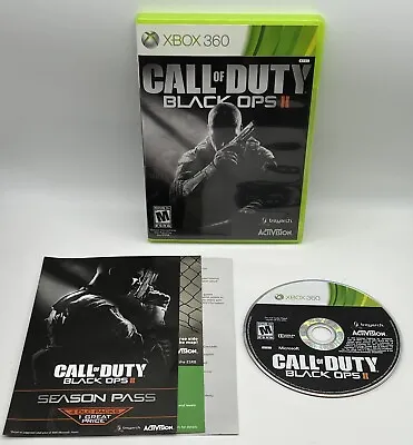 Call Of Duty Black Ops II/2 - XBOX 360 (TESTED) NTSC U/C COD FREE P&P • £19.99