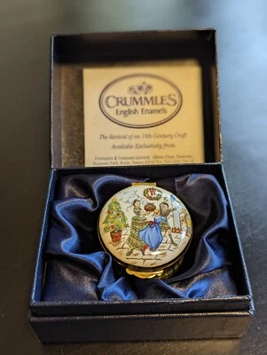 $50 • Buy 1994 Christmas Box - Crummles English Enamels- Limited Edition(with Box)