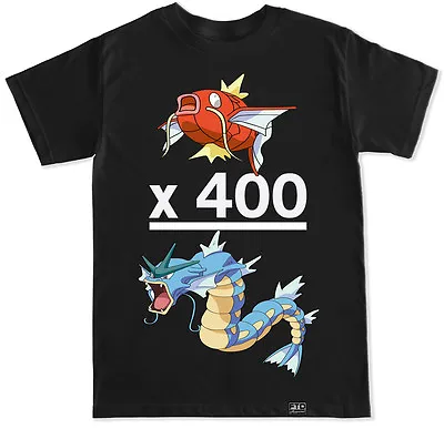$16.99 • Buy Magikarp 400 Gyarados Pokemon Go Team Instinct Valor Mystic Game Funny T Shirt
