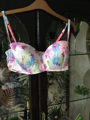 32DD Kelly Brook New Look Floral Bra Under Wired • £6.50