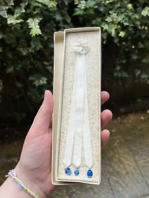 Lovely Antique French Holy Communion Bible Bookmark • £30