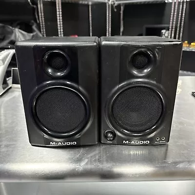 M-Audio AV30 Studio/Desktop Monitor Speaker Pair RCA TRS • $40