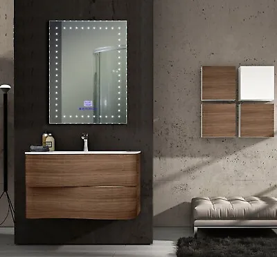 24x32 In LED Bathroom Vanity Mirror W/ Touch Switch Digital Clock MP3 Radio • $289.99