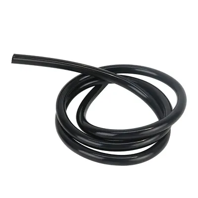 6mm (1/4 ) Silicone Vacuum Tubing Hose Line 5FT 130PSI Max Pressure Black • $11.99