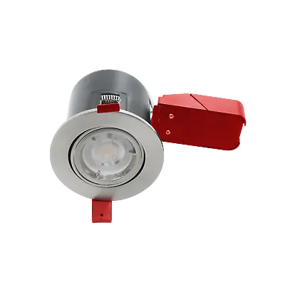 Fire Rated Twist & Lock Downlights Tilt GU10 240V Mains Resessed Spotlights • £7.60