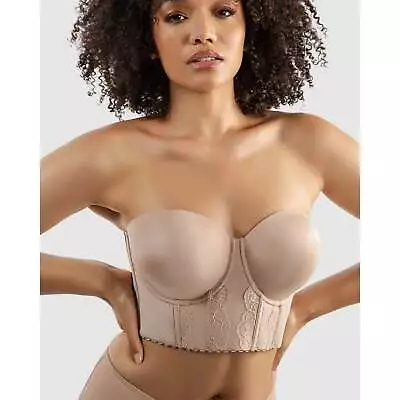 Parfait Elissa Seamless Padded Longline Strapless Bra • $79.95