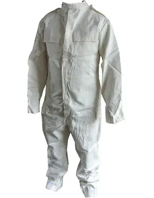 White Cotton Coverall Naval Issue Heavy Weight Boiler Suit 46 Chest 180/116 New • £19.99
