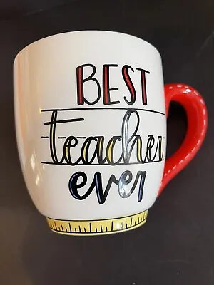£10.78 • Buy Kalyn Dunks Designs Teacher Mug Glory Haus Best Teacher Ever 4.5”x4” Cup New