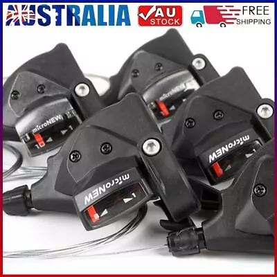 MicroNEW 3 X 9 Speed Mountain Bike Shifter Gear Lever Set With Shift Cables * • $17.97
