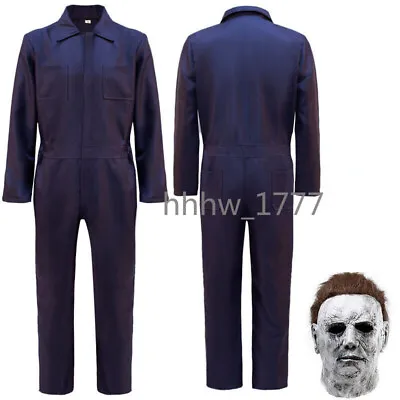 Halloween Kills - Michael Myers Cosplay Costume Outfits Horror Suit Mask Gift • $61.39