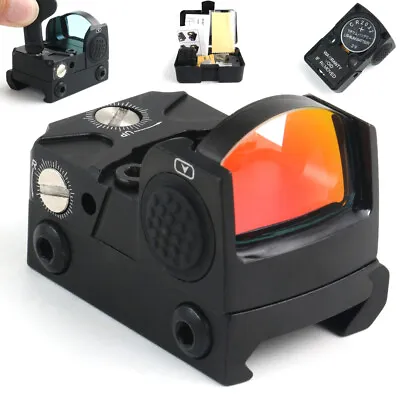 Red Dot Sight 2 MOA Mini Reflex Sight Red Dot Optic With Shake Awake 20mm Rail • $49.98