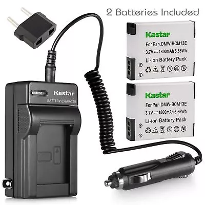 DMW-BCM13 Battery & AC Charger For Panasonic Lumix DMC-ZS30 ZS35 ZS40 ZS45 ZS50 • $11.99