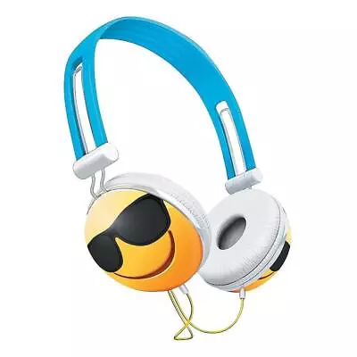 Emoji Overhead Stereo Headphones Sunglasses • $16.99