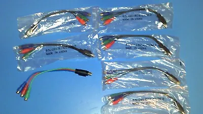 Lot (7) EVGA 7 Pin S-Video To Component Video Cable Adapter G01-RCA-21CM-F - NEW • $20