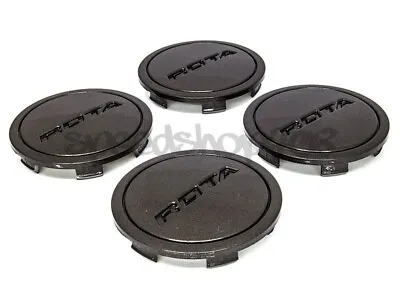 Rota Wheels Center Caps Gunmetal Z Cap 4pcs Replacement G-force Torque Grid • $50