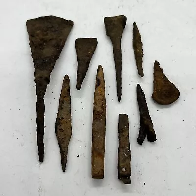 Authentic Mixed Culture Iron Arrow Head Ancient & Medieval Artifacts Low Grades • $29.95