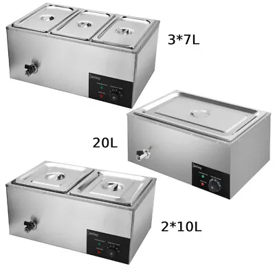 £76.99 • Buy ZOKOP Commercial Electric Food Warmer Buffet Server Wet Heat Bain Marie