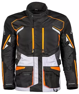 Tourmaster Highlander Mens Waterproof Motorcycle Jacket Black/Orange • $399.99