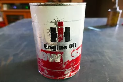 Vintage Empty Quart IH Low Ash Oil Can Only 1 On EBay! Lot 24-7-CH • $19.99