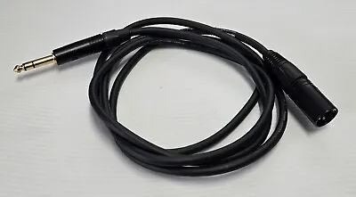 Mogami Neglex 2534 Neutrik Gold Male XLR To 1/4  TRS Audio Cable 6ft • $24.99