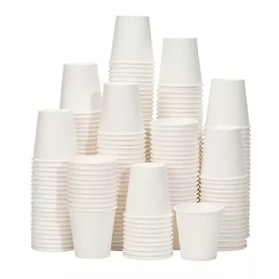 [300 Count] 3 Oz. Small Paper Cups Disposable Mini Bathroom Mouthwash Cups • $14.71