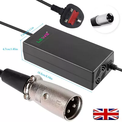 Shoprider Pride Mobility Scooter Battery Charger 24V 5A For 24V Volt 5A 4A 3A 2A • £15.99