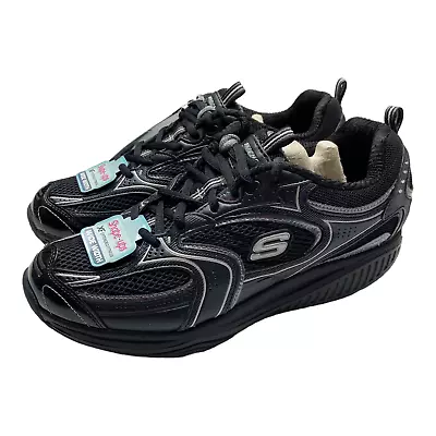 NIB Skechers Shape Ups XF Accelerators Athletic Walking Shoes Size 9 Black S1 • $48