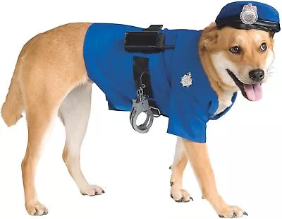 Rubie's 885945X Official Pet Dog Police Costume Blue X-Large • $21.68