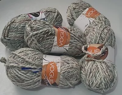 🌈Vogue Variegated Knitting Crochet Yarn Wool - Chunky - 5 X 100g Balls. Rbw  • £0.99