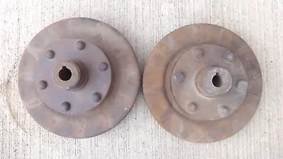 1917 1927 Model T Ford TT Truck REAR BRAKE DRUMS HUBS Wood Spoke Wheel Original • $349.99