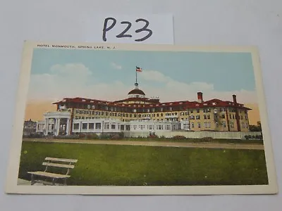 Vintage Postcard Unused Spring Lake New Jersey Hotel Monmouth Early 1900's Side  • $9.99