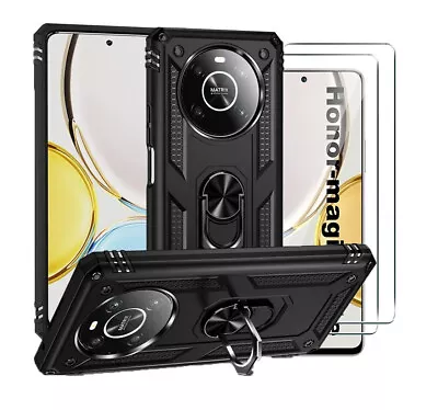 £5.75 • Buy For Honor Magic 4 Lite 5G Case Kickstand Cover & Glass Screen Protector