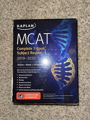 Kaplan MCAT 2019-2020 Complete 7 Book Review Set- Like New Condition • $40