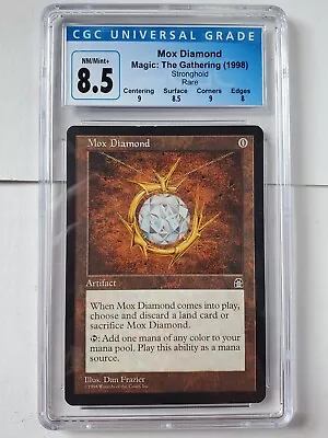 MTG Mox Diamond English ST CGC 8.5 • $579.99