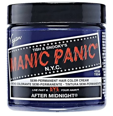 MANIC PANIC ‘AFTER MIDNIGHT’ CLASSIC SEMI - PERMANENT HAIR COLOR 4oz. NEW SEALED • $9