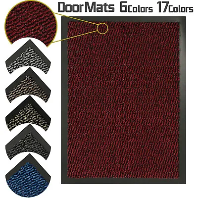 £6.96 • Buy Heavy Duty Barrier Doormat Non Slip Dirt Trapper Moisture Absorbent Floor Rug