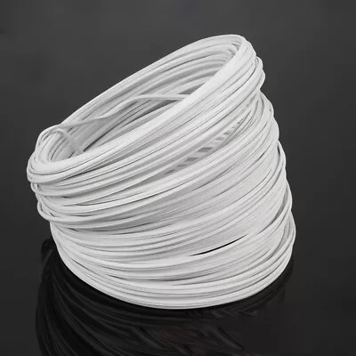 1 Roll 15M-100M Plastic Coated Iron Wire Twist Ties Cable Wrap Organizer Ties • £10.50