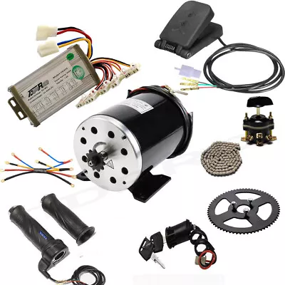 500W 36V DC Brush Motor Kit Controller Electric Scooter E Bike Razor Quad Dirt • $165.48