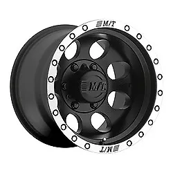 15x8 Mickey Thompson Classic Baja Lock Black Machined Wheel 5x4.5 (-22mm) • $259.74