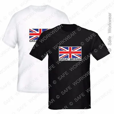 Union Jack T Shirt - Great Britain - UK Flag D1 - All Sizes - Mens Ladies Unisex • £7.99