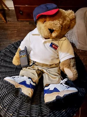 *WORKING PHONE!* Vermont Teddy Bear 90s Mom Polo High Top Sneakers Vintage RARE • $69.99