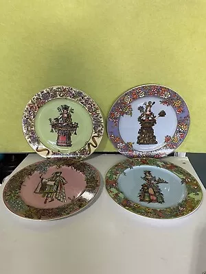 Four Versace Rosenthal 12  Plate Four Season Porcelain Charger Plates • $620