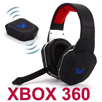 Wireless Gaming Stereo Headset For XBox 360 Game Sound Chat NEW Fast Shipping  • $70.30