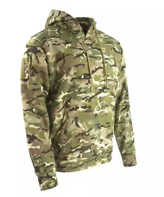 Mens BTP Tactical Hoodie Military Hooded MTP Camouflage Sweatshirt Army Jumper • £22.99